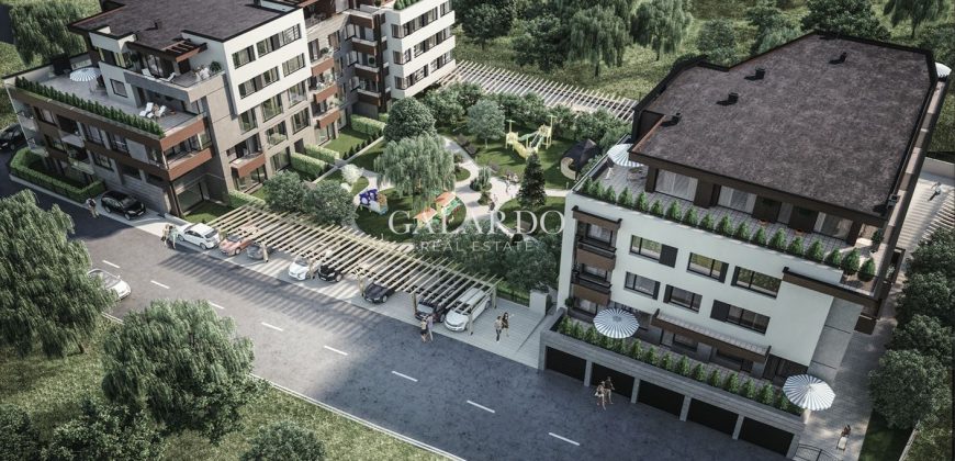 Appartement d’une chambre avec une cour dans un complexe fermé dans le quartier de Vitosha
