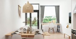 Appartement d’une pièce dans un immeuble représentatif à côté de l’Université d’économie nationale et mondiale